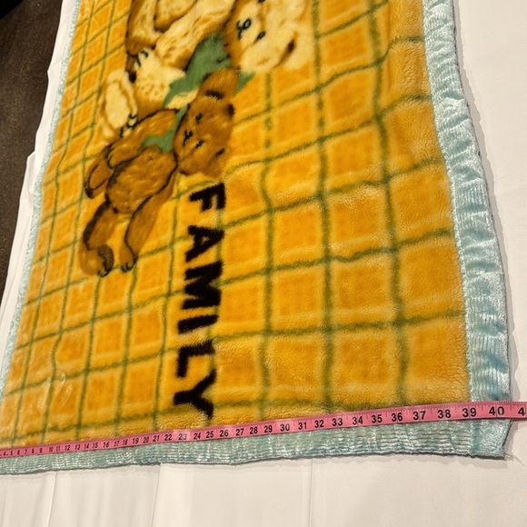 Vintage Winnie The Pooh and Piglet Blanket Throw - Picture 5 of 5